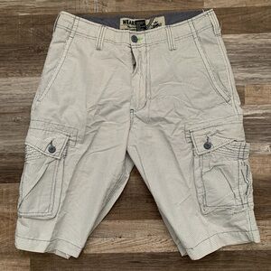 Wear First Men's Checkered Cargo Shorts